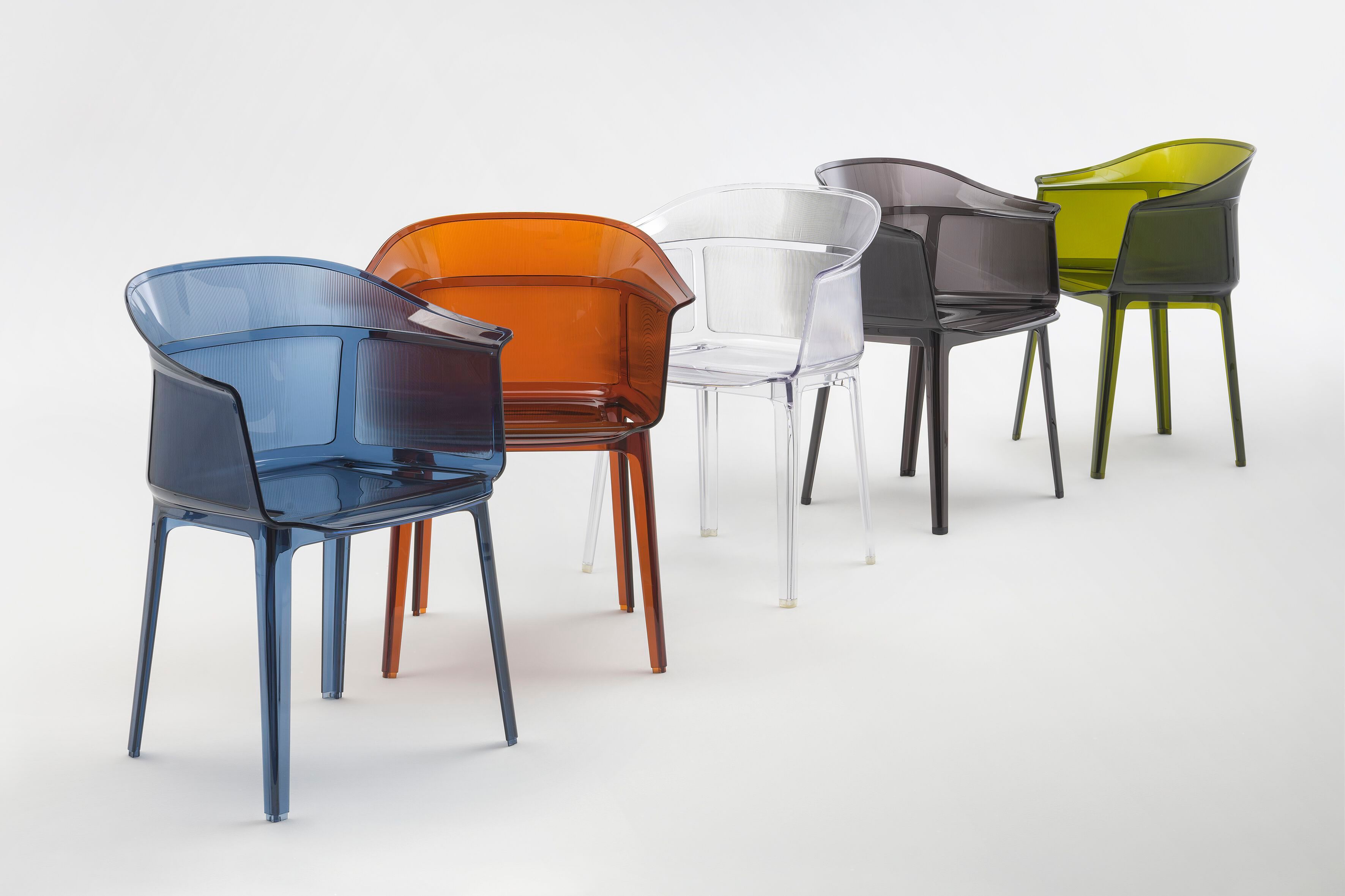 Штабелируемый стул из поликарбоната с подлокотниками Kartell PAPYRUS ARCH-00062058 - Вид №29