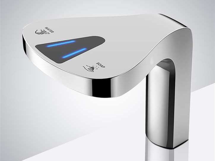 Кран для общественных туалетов / дозатор мыла Fontana Showers синий Синий ARCH-00116035