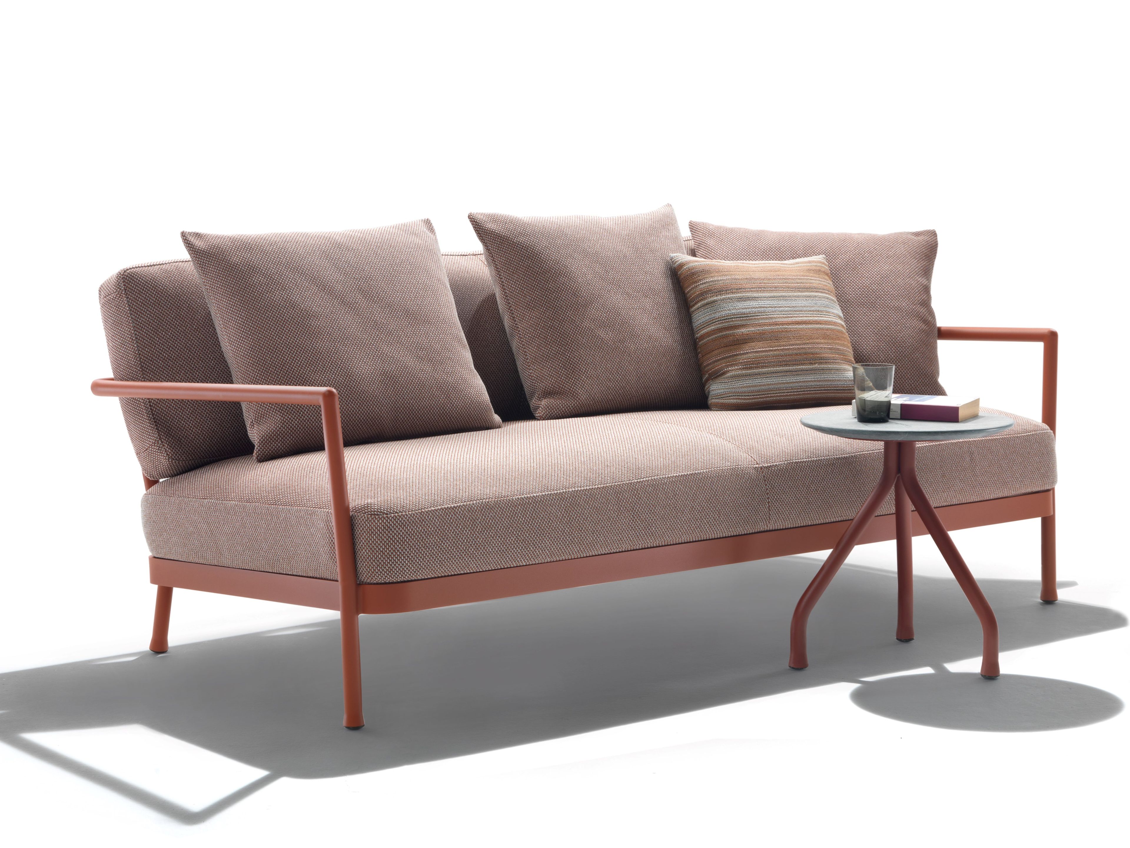 Алюминиевый и тканевый садовый диван Flexform Camargue ARCH-00069263 - Вид №3