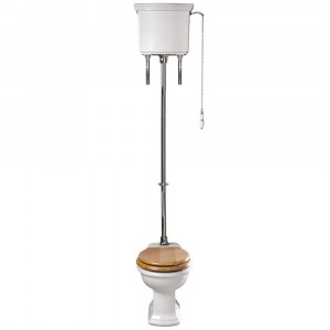 IMSR99 Кастрюля Bergier, бачок высокого уровня и кронштейны бачка с керамической пластиной Bergier Imperial