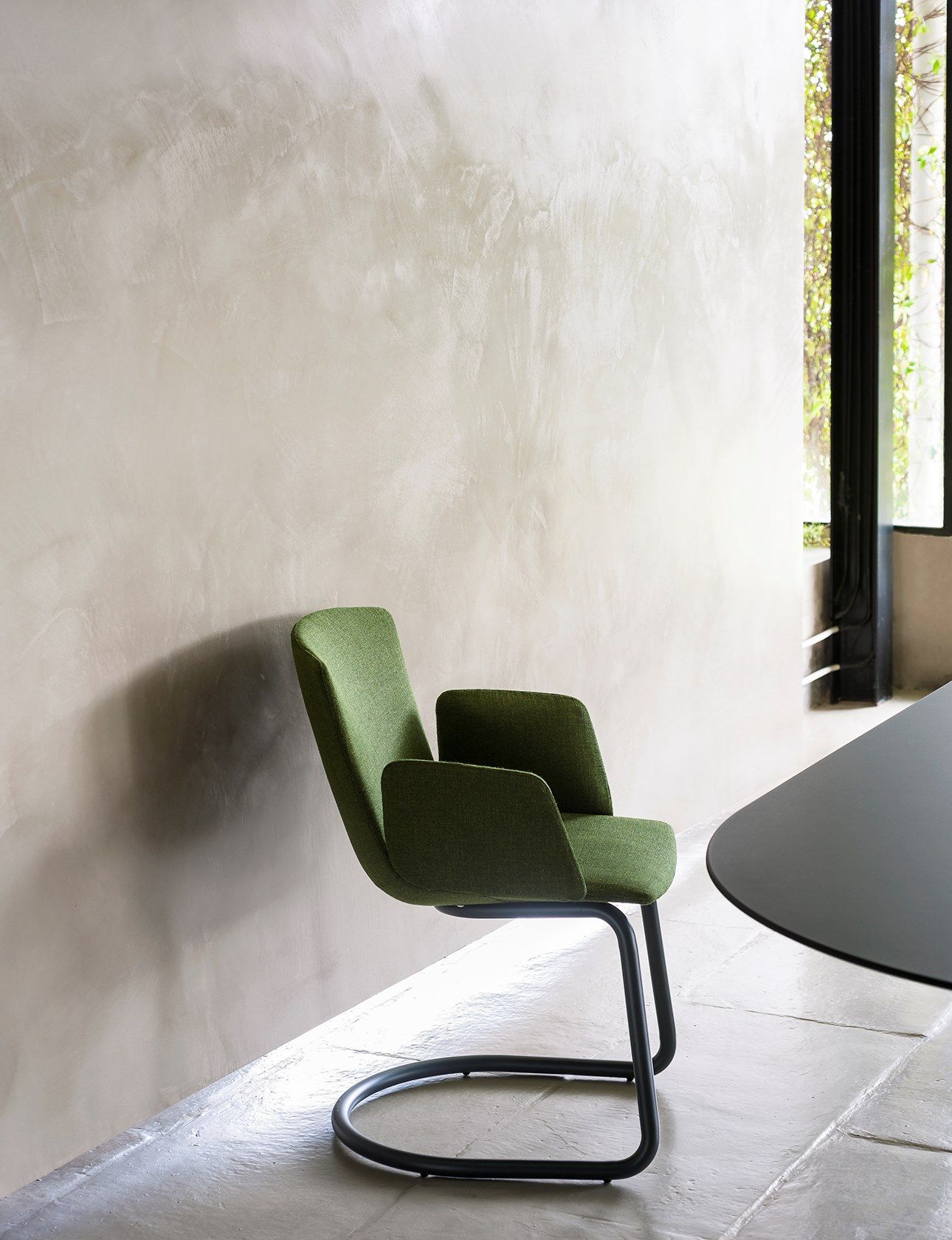 Мягкий тканевый консольный стул Desalto Calum ARCH-00130438 - Вид №4