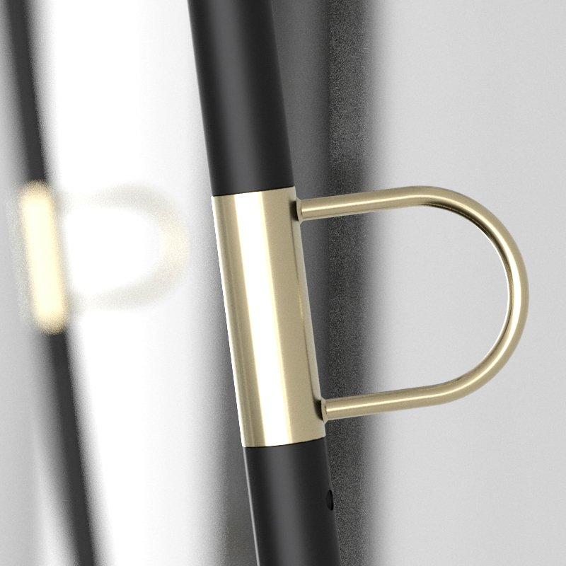 Вешалка в прихожую Lean On Me, черная UMAGE 5251 - Вид №7