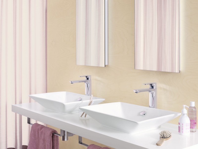 E72298-4-CP Смеситель для раковины - высокая модель, с донным клапаном Jacobdelafon ALEO Santreyd - Вид №1