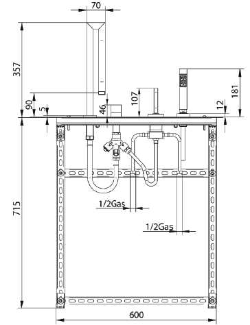 776140PN00 Смеситель Bandini Seta Santreyd - Вид №2