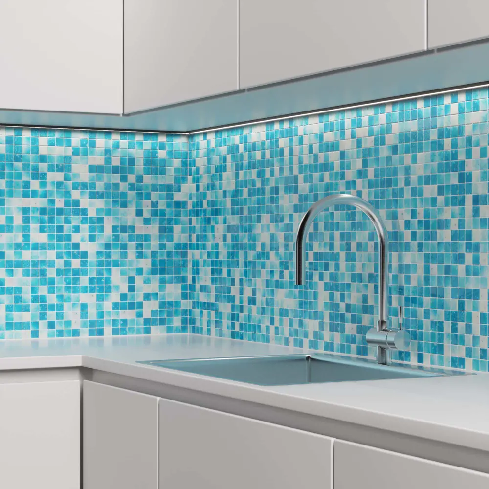 Мозаика Bluestone Antislip стекломасса 31.1x4.9 см цвет синий 83681522 STLM-2019424 Santreyd Мозаика Onix - Вид №6