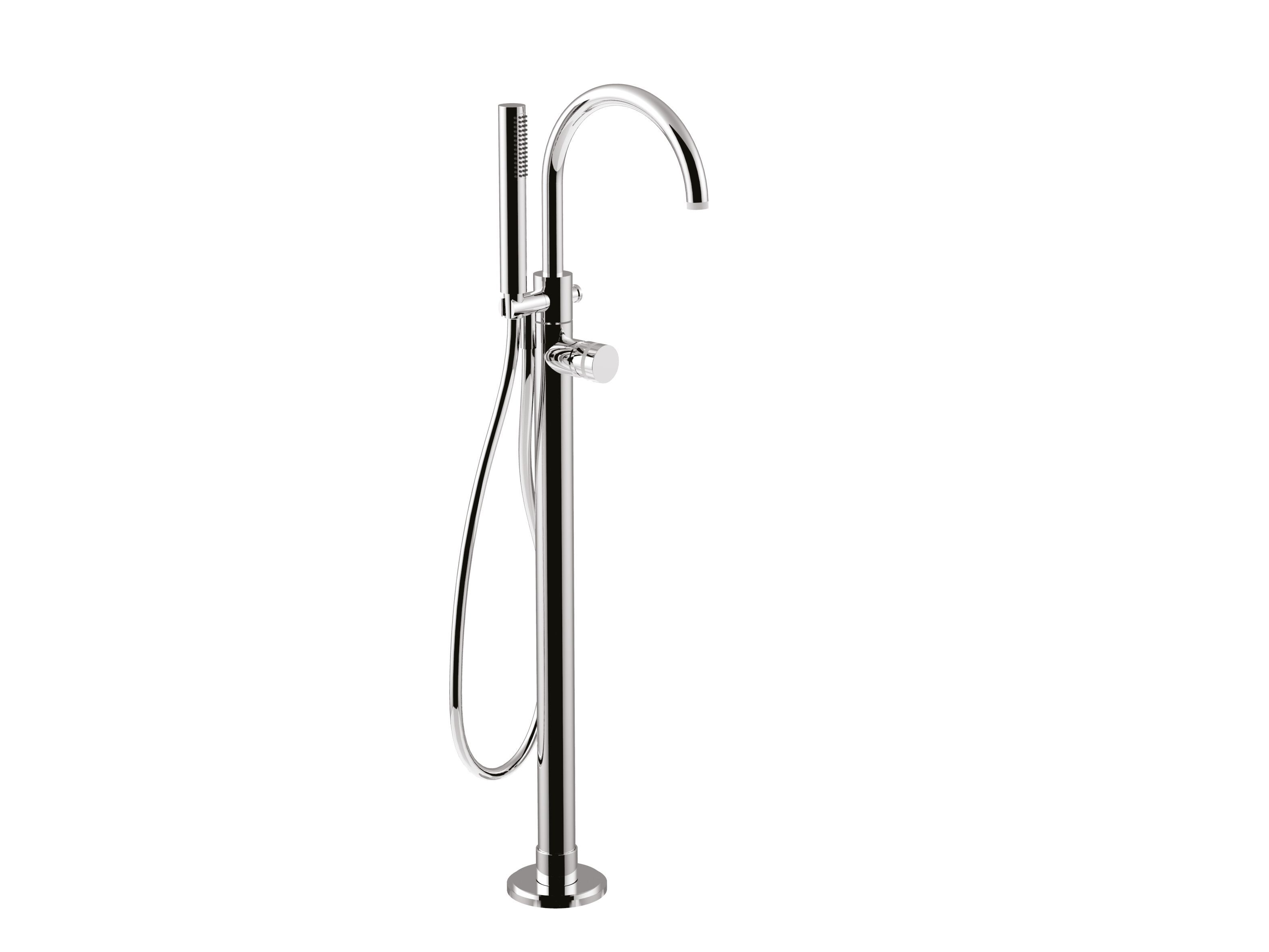 Однорычажный смеситель для ванны с ручным душем Rubinetteria Giulini MyRing ARCH-00094730 - Вид №1