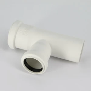 Тройник Rehau с резиновыми уплотнениями d50/40 87" RAUPIANO Plus