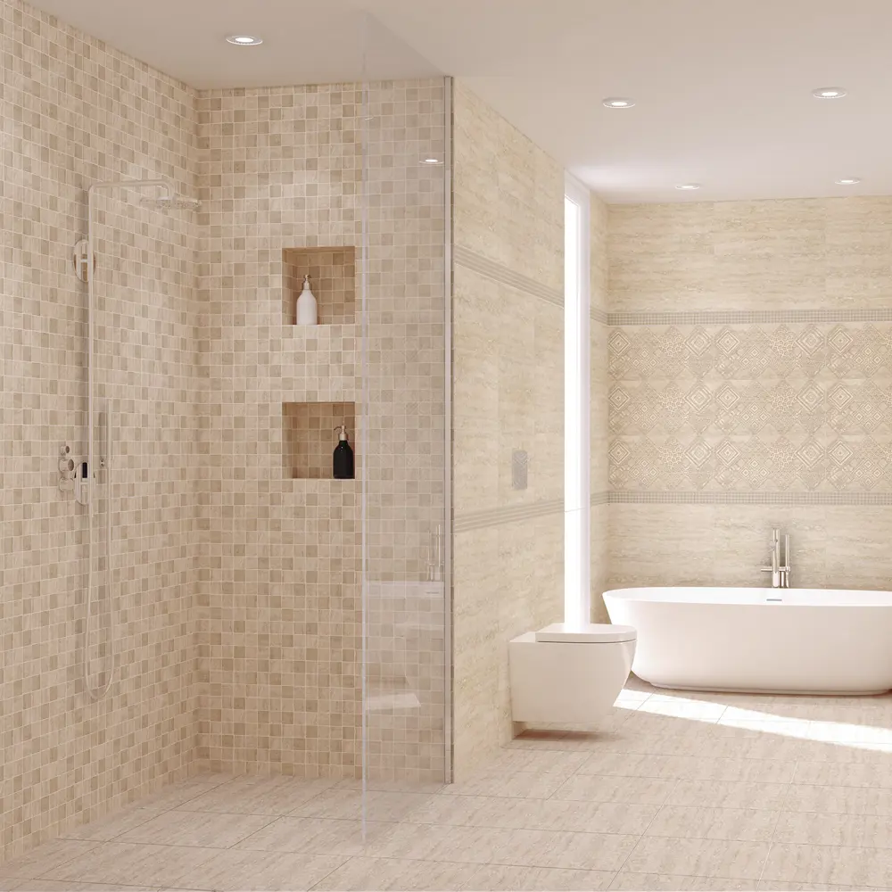 Плитка напольная Azori Ascoli 42x42 см 1.23 м² цвет бежевый STLM-2036398 - Вид №4