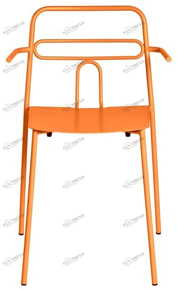 CaStil Штабелируемый металлический садовый стул с подлокотниками Dida Dida br