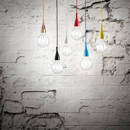 Подвесной светильник Ideal Lux Minimal SP1 Oro IDEAL LUX MINIMAL 071640 Золотой - Вид №1