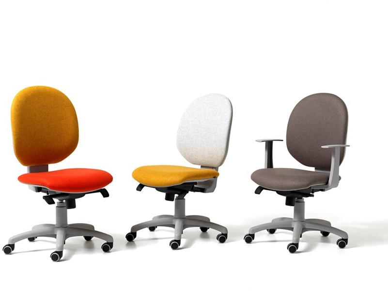 Diemme Регулируемое по высоте офисное кресло из ткани с 5 спицами Bingo sun-id-1409851 - Вид №3