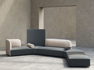 Модульный тканевый диван