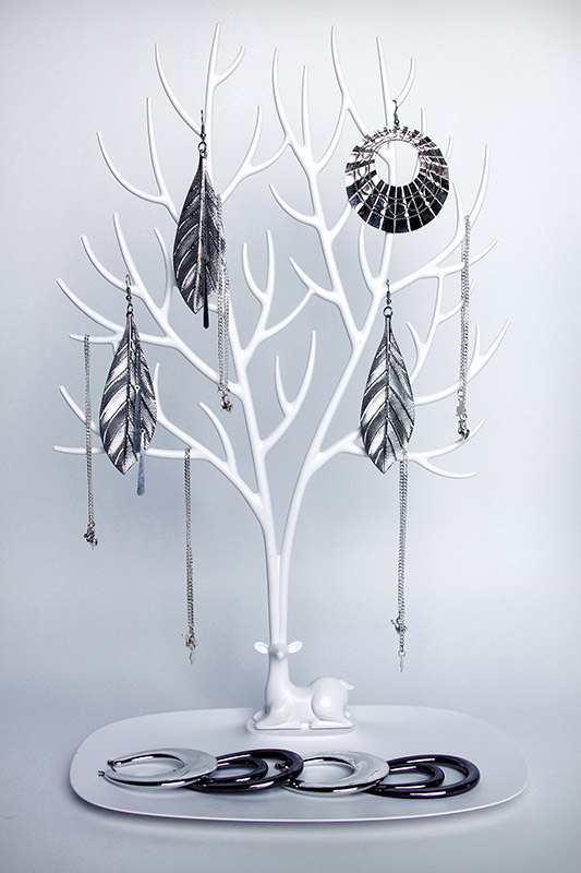 Органайзер декоративный для украшений deer большой белый QUALY  253178 Белый  - Вид №2