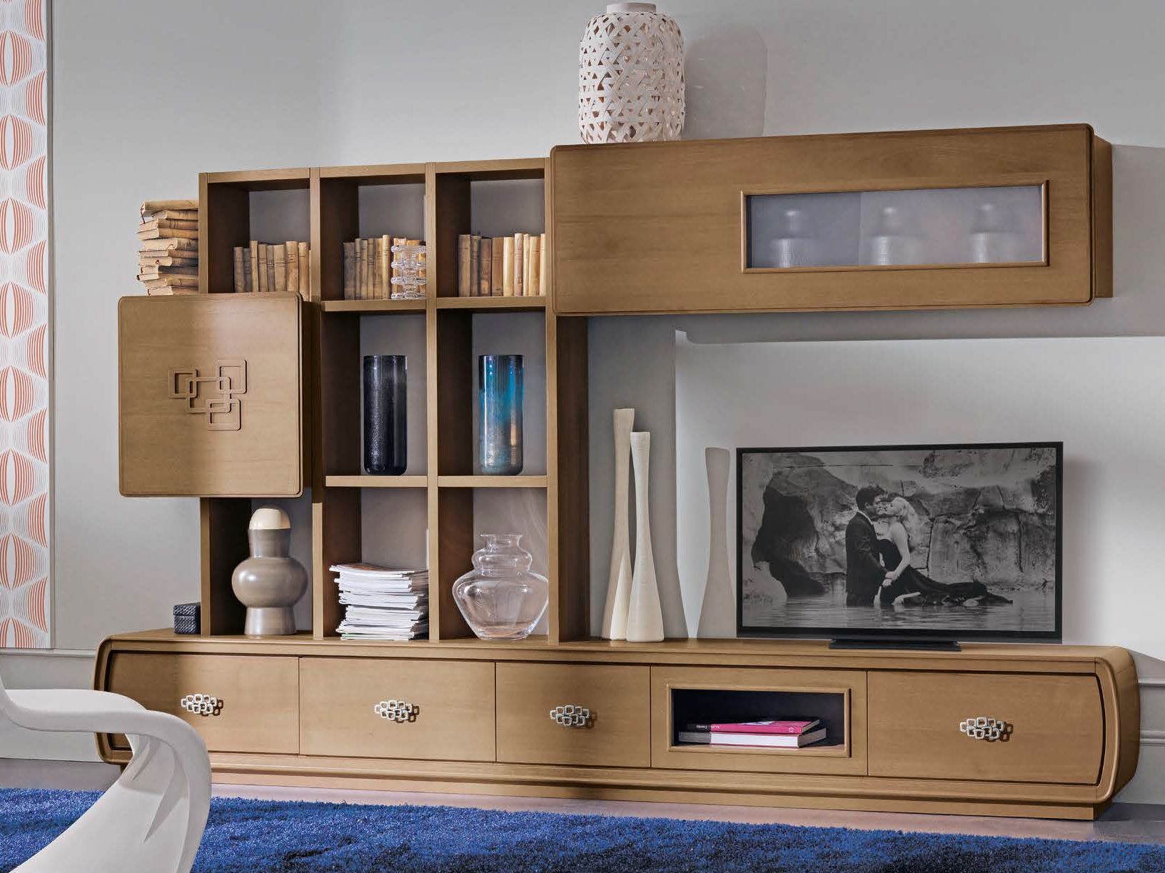 Деревянная секционная оборудованная стена Cantiero AMARCORD Day ARCH-00004537 - Вид №1