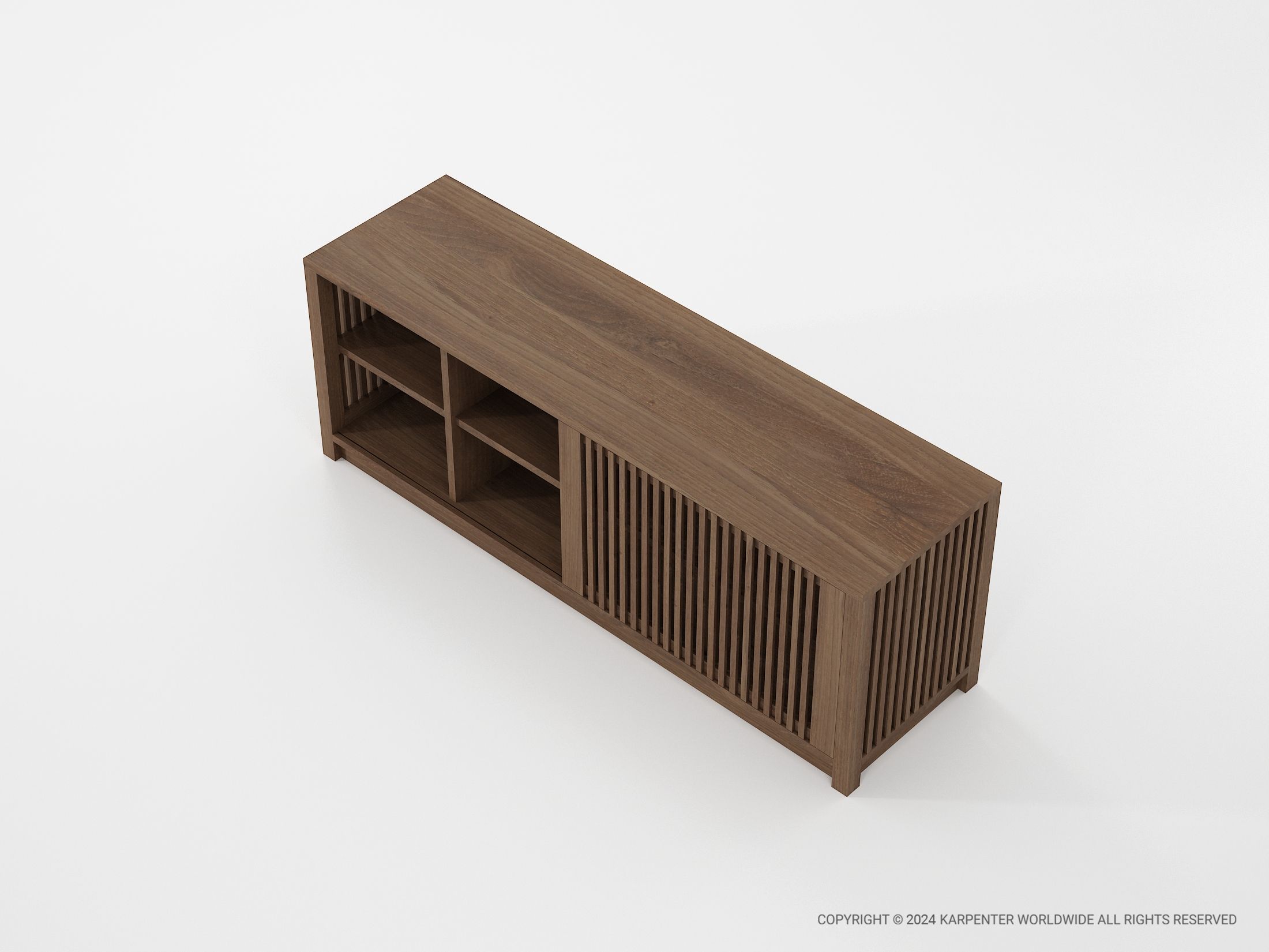 Деревянный шкаф с раздвижными дверями KARPENTER Ray ARCH-00043794 - Вид №3