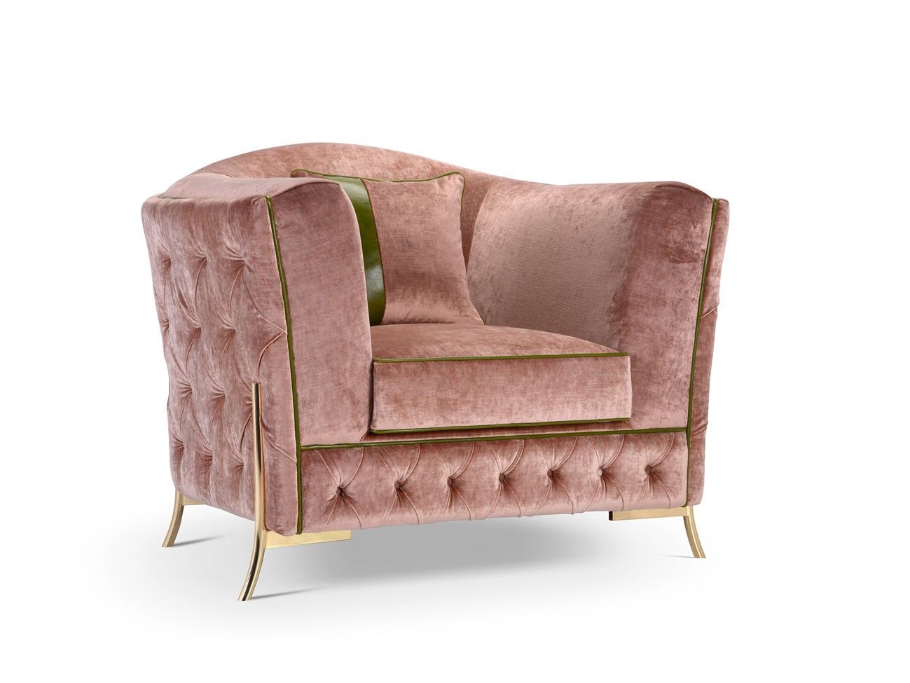 Кресло capitonné из ткани Domingo Salotti Nefele ARCH-00116486 - Вид №4