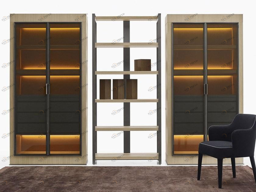 Maxalto Деревянная витрина со встроенной подсветкой Eracle sun-id-1354867