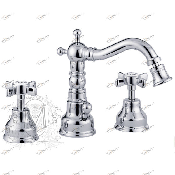 Смеситель MIGLIORE Princeton ML.PRN-825.CR для ванны - хром, на 3 отверстия 