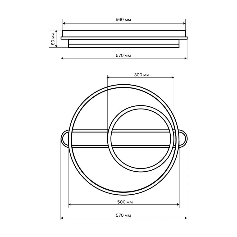 Люстра потолочная светодиодная диммируемая Ritter Eclipse 52086 7 с д/у 96 Вт 24 м² 2700К-6500К цвет белый/хром 84339758 STLM-2093908  - Вид №11