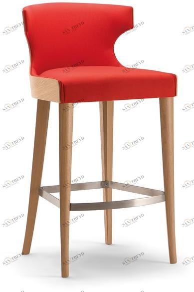 Tirolo Стул из массива дерева со спинкой и подставкой для ног Xie 053 sg