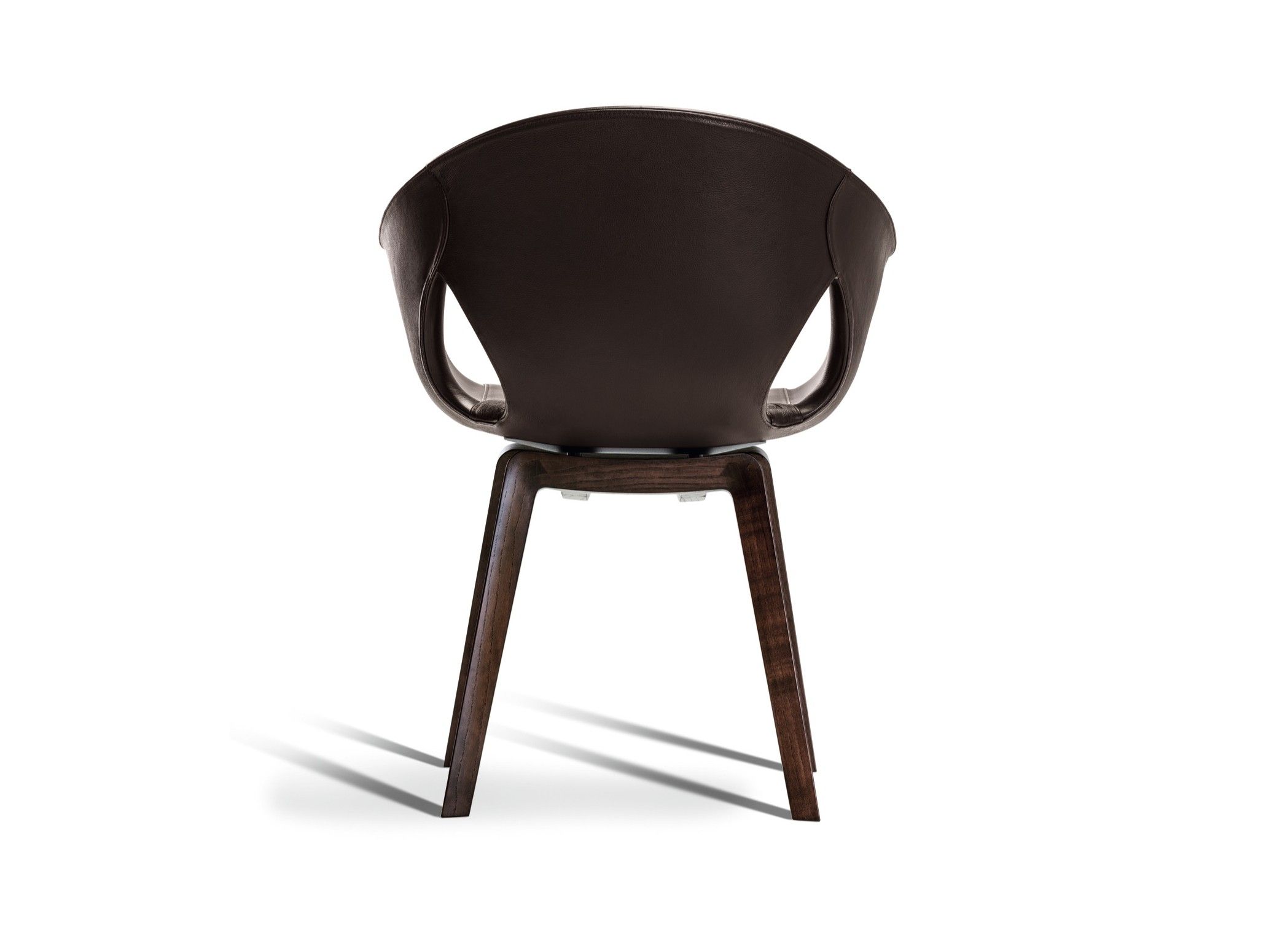 Кожаный стул с подлокотниками Poltrona Frau офис-офисные кресла ARCH-00131498 - Вид №2