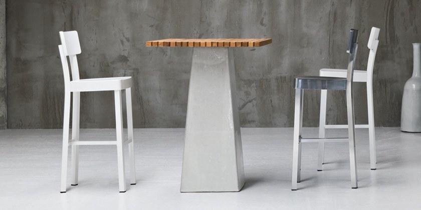 Gervasoni Табурет из алюминия с порошковым покрытием со спинкой Gervasoni outdoor sun-id-1488588 - Вид №12