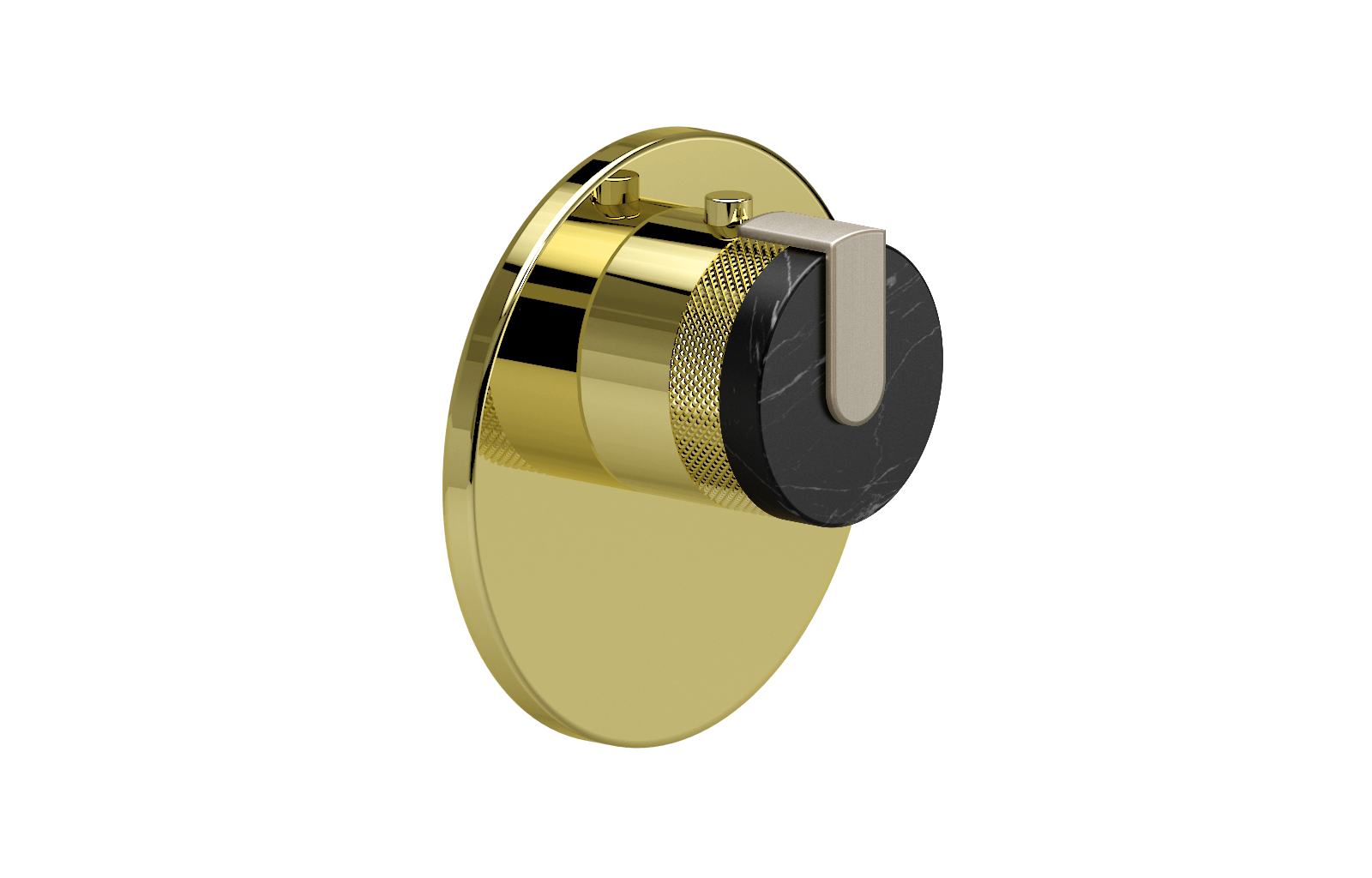 E-8027-R2MBE-L1SN-PB-T Термостатический переключатель 3/4-Внешняя часть GRAFF MOD+