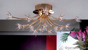 Orion DLU 2383/15 gold Sternblute потолочный