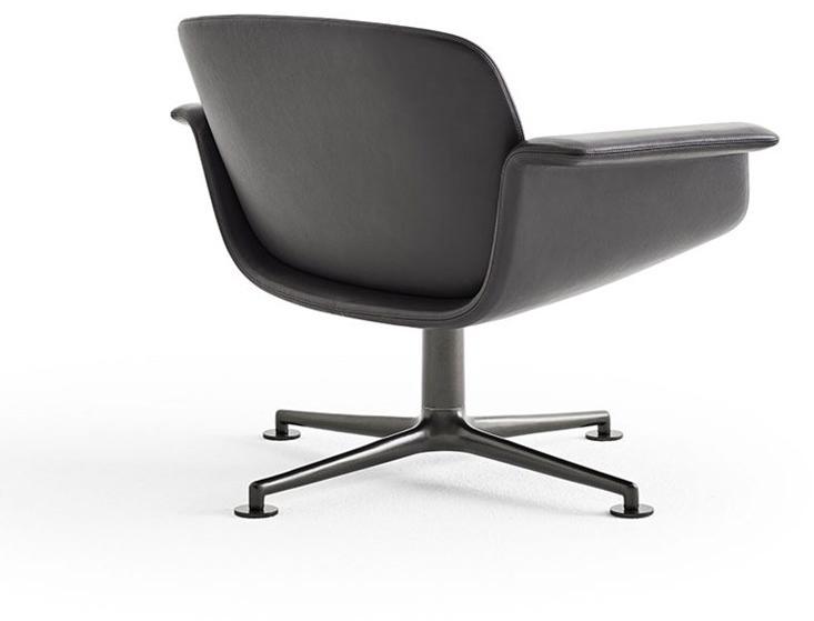 KNOLL Поворотное кожаное кресло с подлокотниками Kn sun-id-1497808 - Вид №1