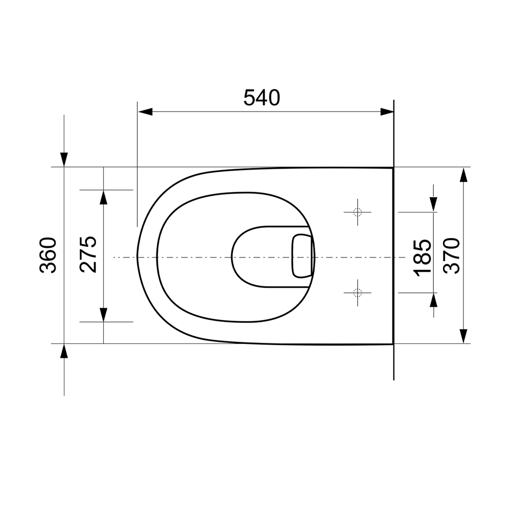 K440921.WCD Комплекты из инсталляций, панелей смыва и унитазов Duravit D-Neo Tece  - Вид №8