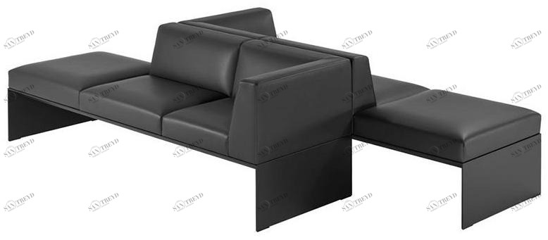 Brunner Кожаная скамейка со спинкой Banc sun-id-1479871