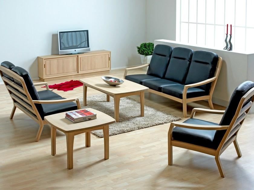 Dyrlund 3-х местный деревянный диван  1260hk  - Вид №1