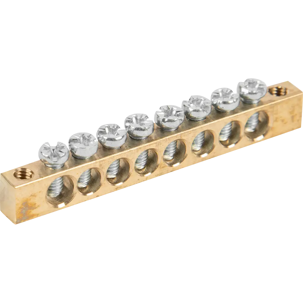 Шина N TDM Electric 6x9 мм 8/2 8 групп крепеж по краям 84399579 STLM-2107685 