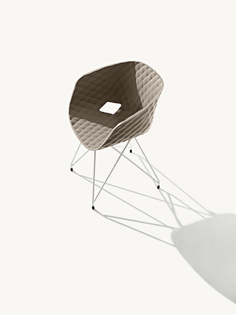 Uni-Ka 596 Кресло с каркасом из стальной проволоки. Полипропиленовая оболочка. Et al. Uni-ka - Вид №2