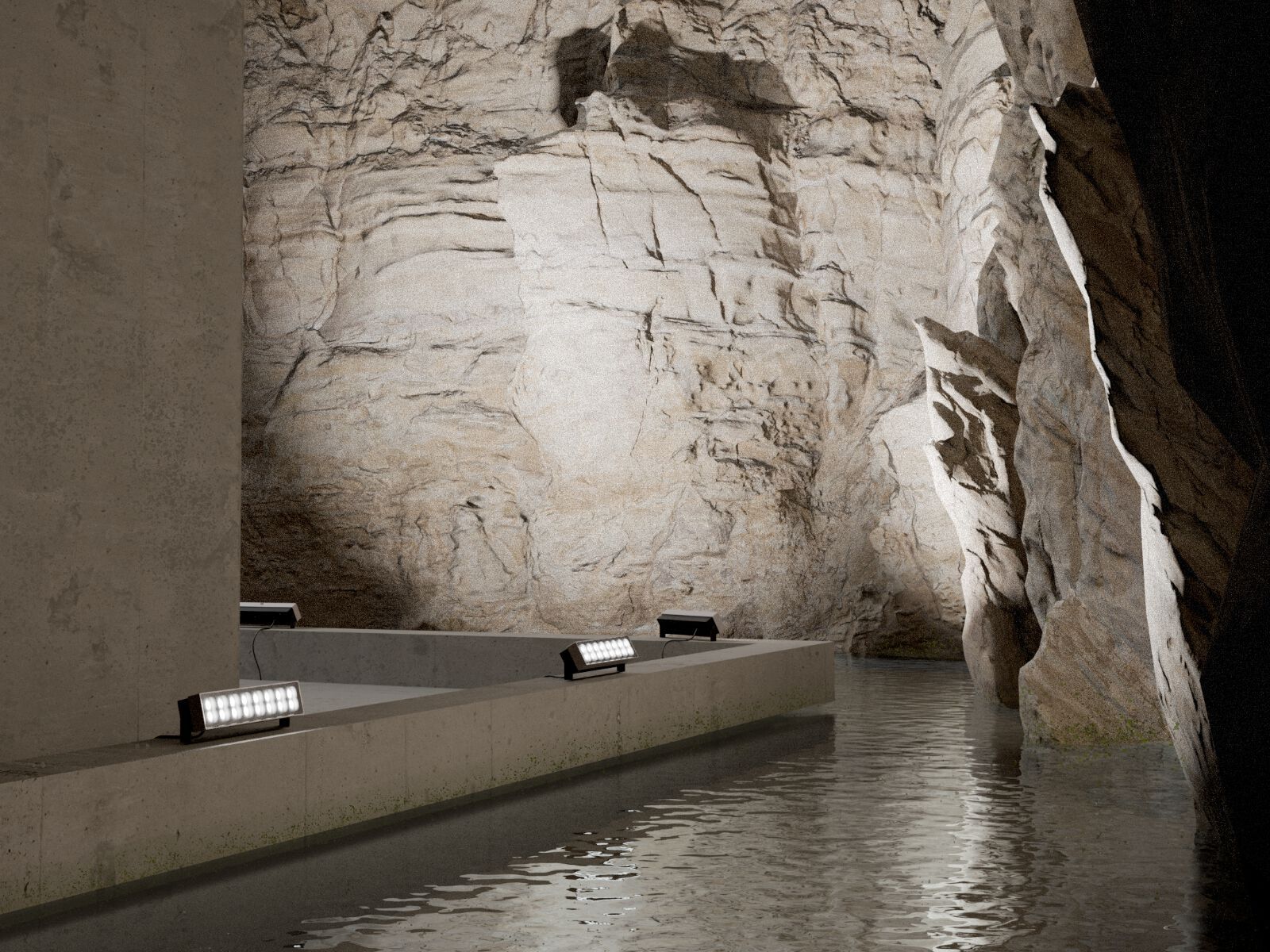 Регулируемый светодиодный прожектор из нержавеющей стали Stral BAJA ARCH-00089234