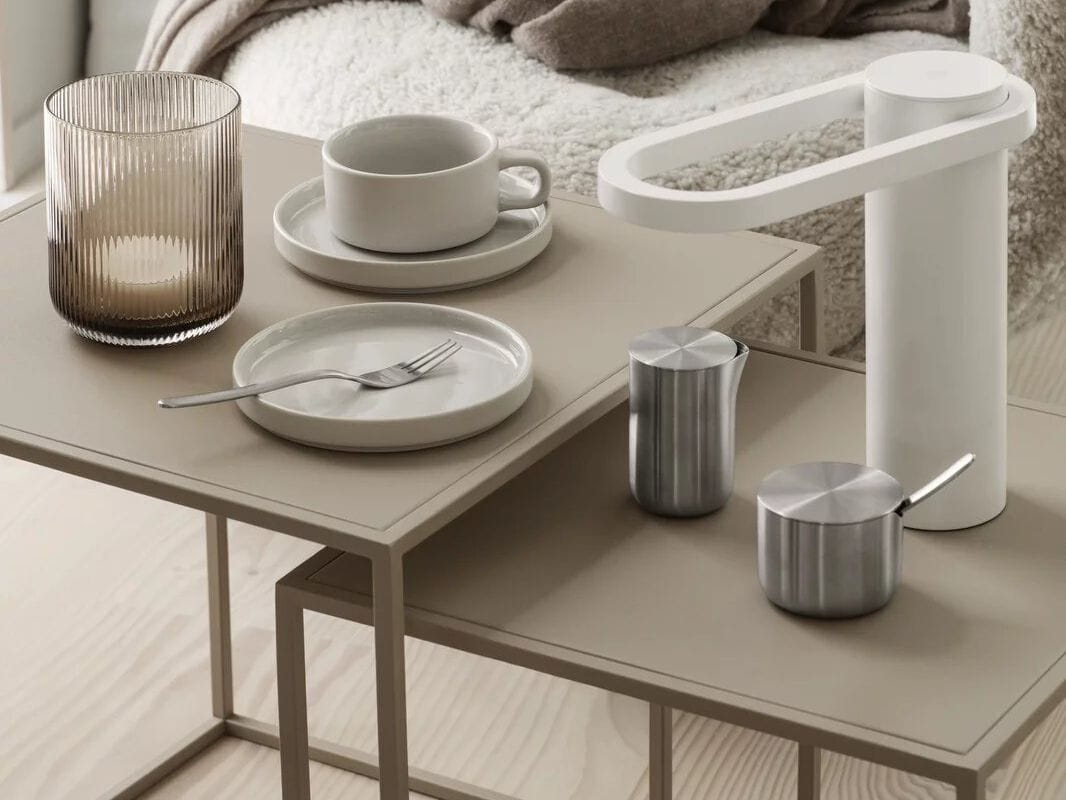 Квадратный стальной журнальный столик с порошковым покрытием blomus Fera ARCH-00152521 - Вид №13