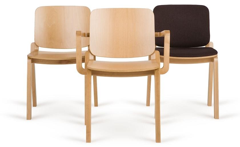 Paged Деревянный стул со встроенной подушкой sun-id-1497180 - Вид №2