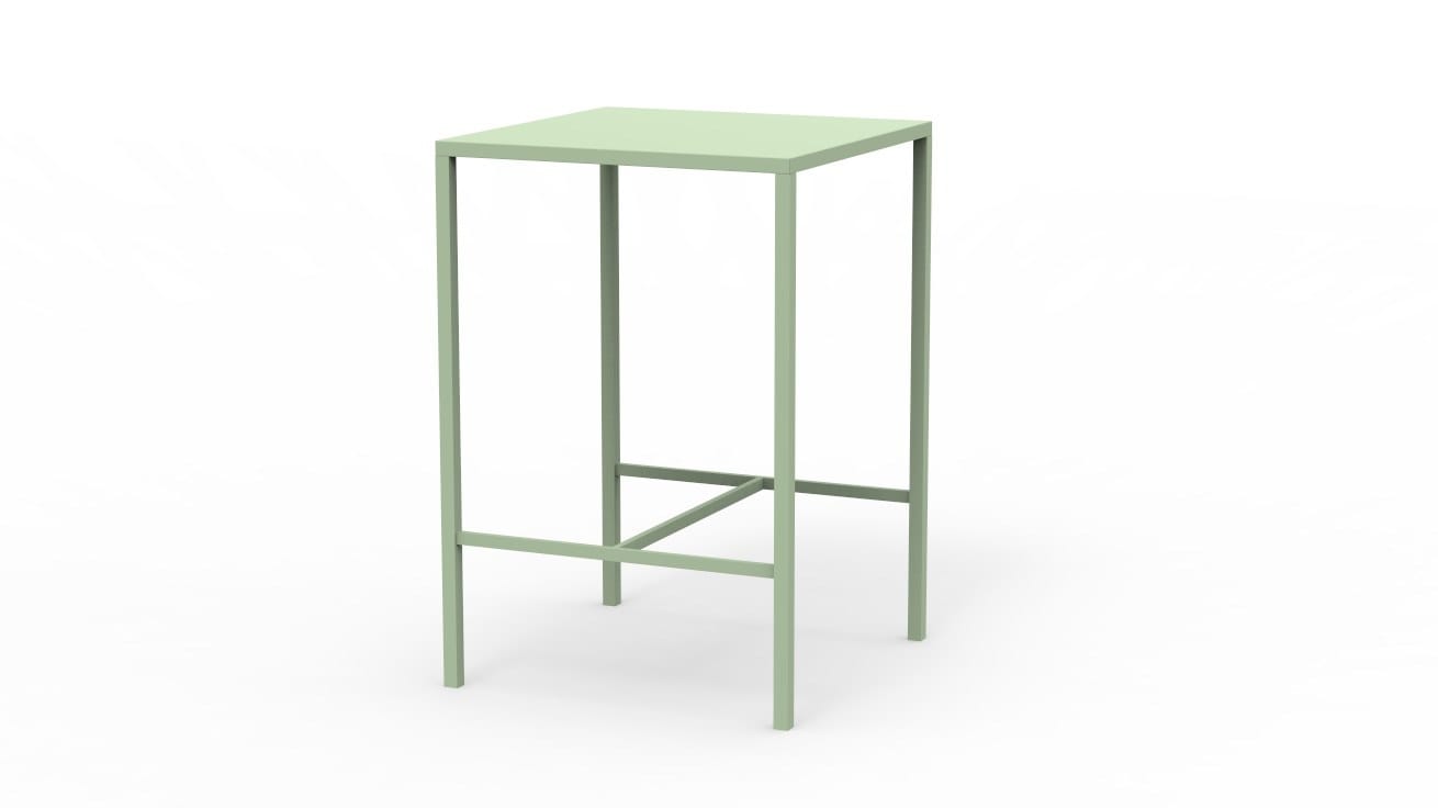 Высокий квадратный металлический садовый стол Vermobil SEASIDE ARCH-00134681 - Вид №24