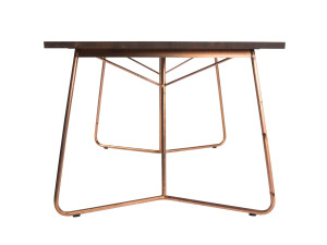 Деревянный прямоугольный обеденный стол