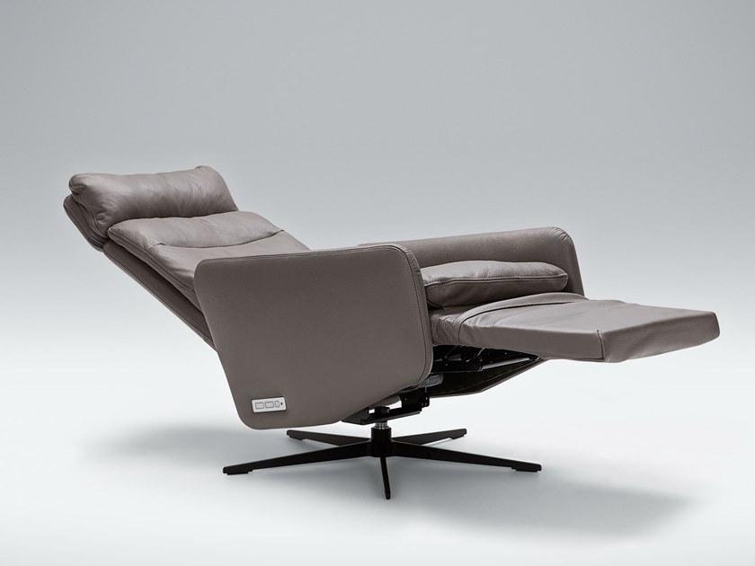 Sits Откидывающееся кожаное кресло с 5 спицами и подлокотниками sun-id-1455052 - Вид №1