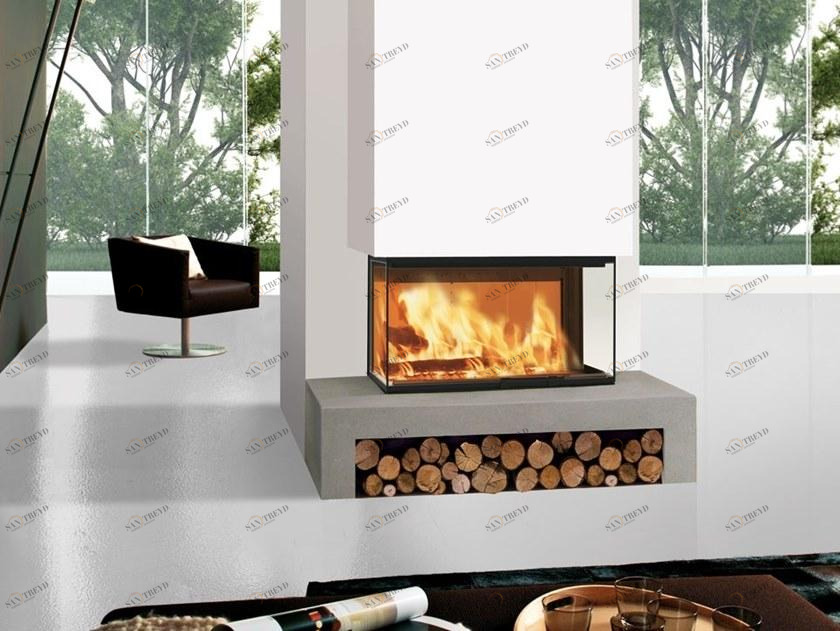 EDILKAMIN Дровяной камин трехсторонний sun-id-1392971