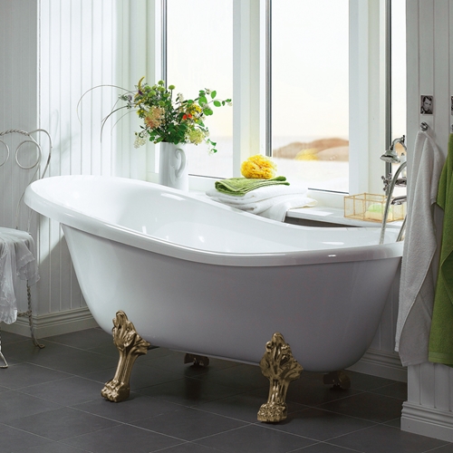 1445140 Queen Bath 1570 Античные Ножки Hafa  Белый 