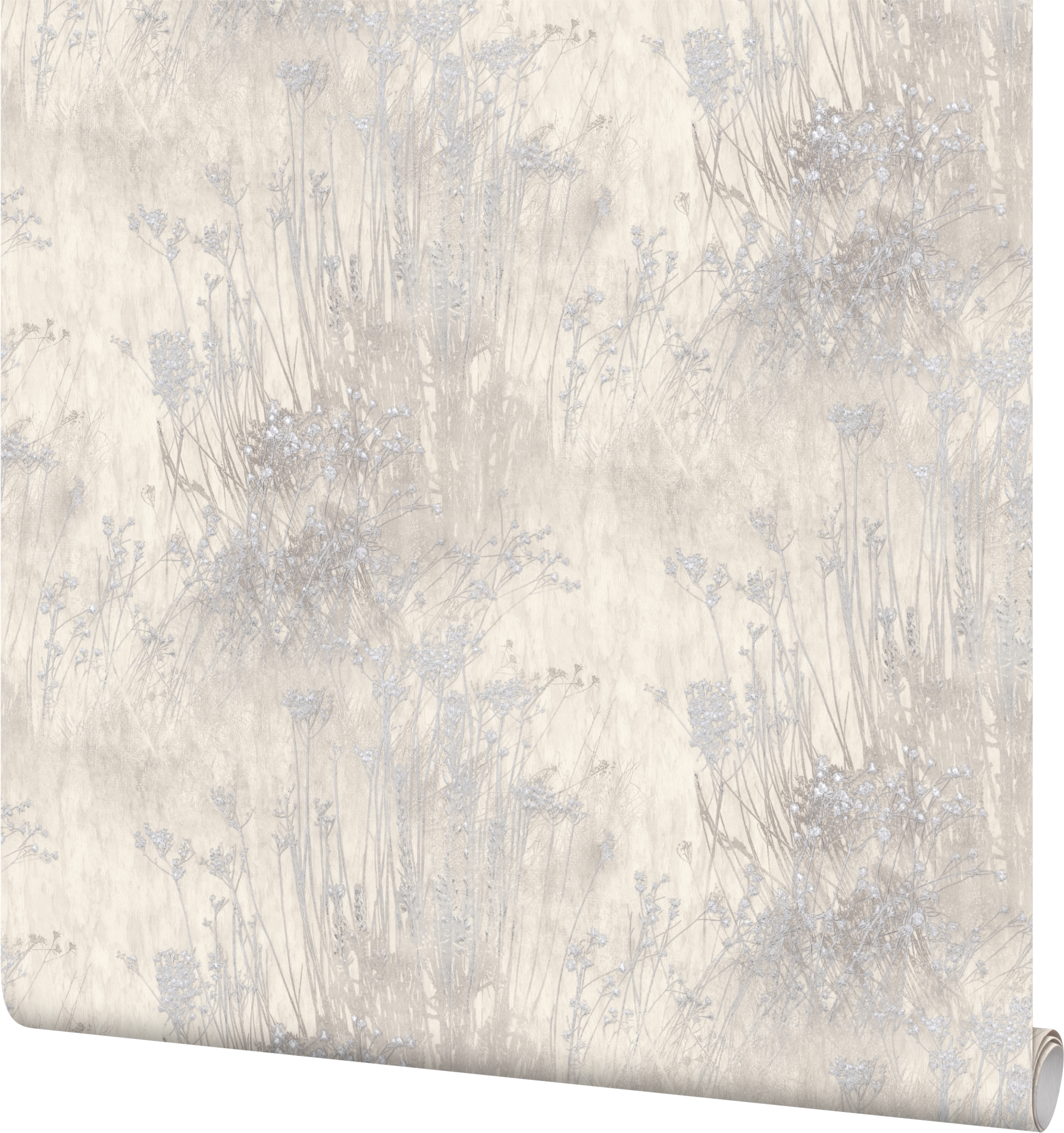 ПАЛИТРА Обои флизелиновые Avignon с растительным орнаментом и блестками 83737751
