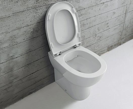 Md001/002/003/004 bi Приставной унитаз напольный Белый Ceramica Globo 4ALL Италия - Вид №5