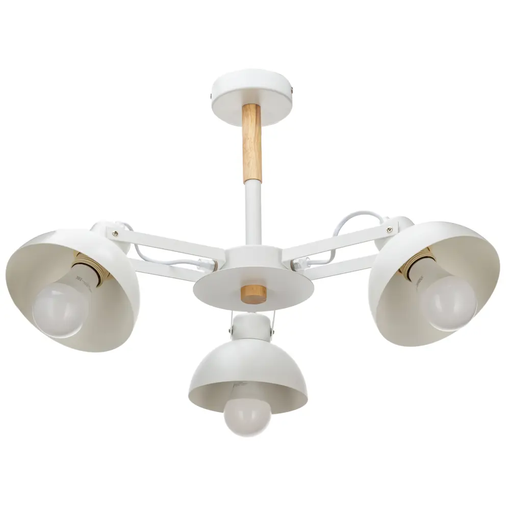 Люстра на штанге Lamplandia Anabel L1118-3, 3 лампы, 12 м², цвет белый STLM-2166706 - Вид №2