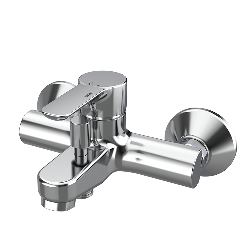 15220150 BASIC Смеситель для ванны и душа Хром GRB MIXERS 