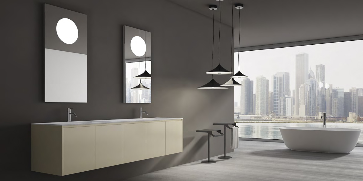 Комплект мебели №14 182,4 см Antonio Lupi PIANA Antoniolupi 14PIANA - Вид №1