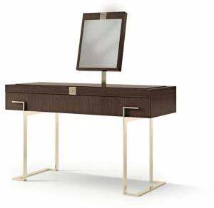 Carpanese Home Туалетный столик из дерева с ящиком и зеркалом Contemporary 7927