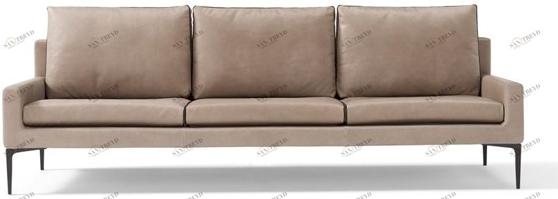 AMURA 3-х местный кожаный диван Elsa Am007.060