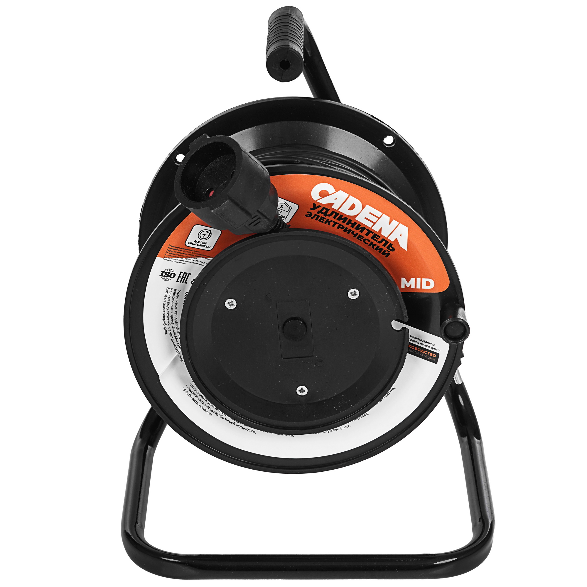 Удлинитель силовой Cadena CDM USR1-2x0.75-30m-B черный 9188074 STDN-0145521 - Вид №1